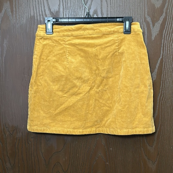 Rue21 Golden Corduroy Mini Skirt - Picture 3 of 3